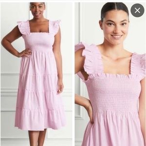 Hill House Ellie dress in pink gingham NWT